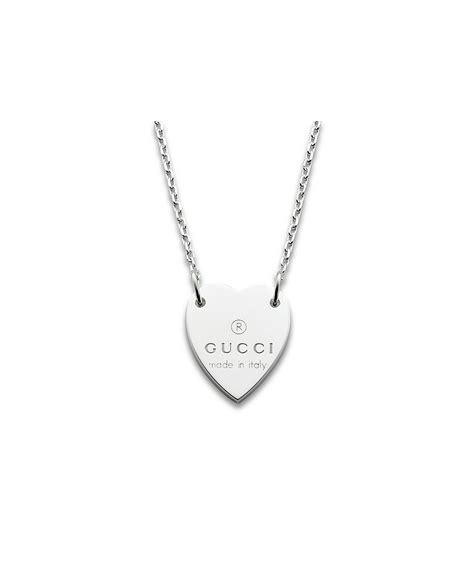 Collana Gucci con Cuore Trademark .